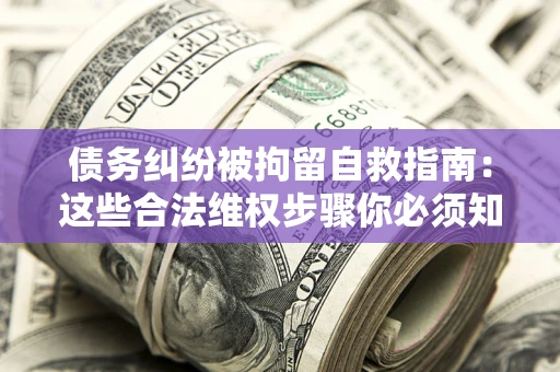 济南债务纠纷被拘留自救指南：这些合法维权步骤你必须知道！