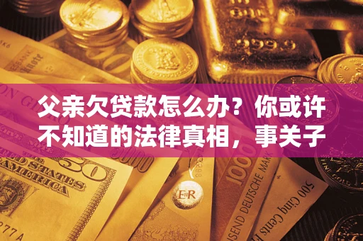 济南父亲欠贷款怎么办？你或许不知道的法律真相，事关子女未来