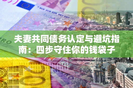 济南夫妻共同债务认定与避坑指南：四步守住你的钱袋子