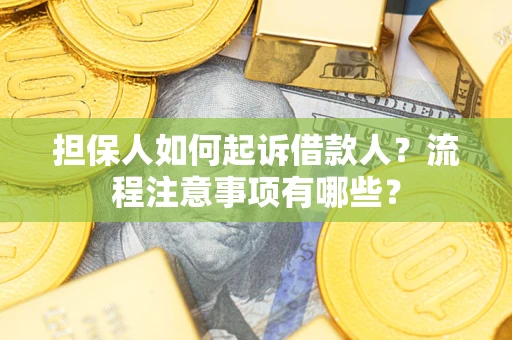济南担保人如何起诉借款人？流程注意事项有哪些？